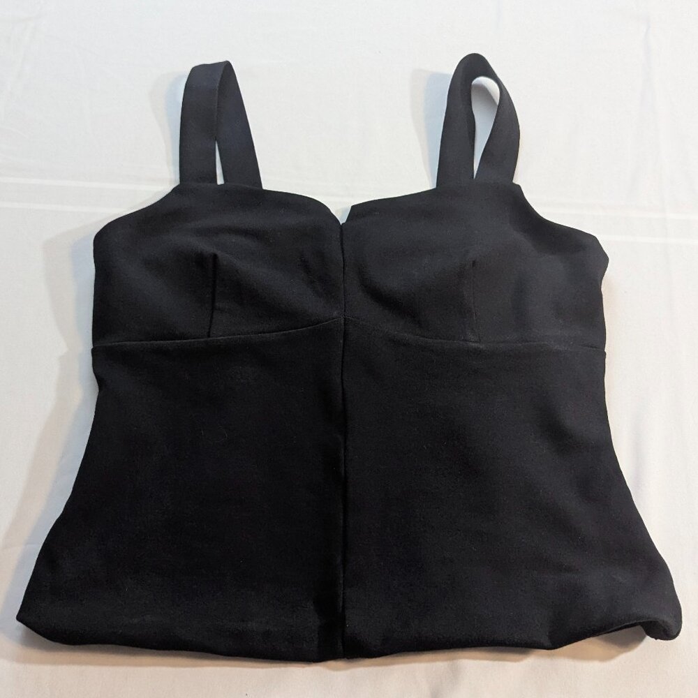 Cabi Size Small Cropped Black Tank
